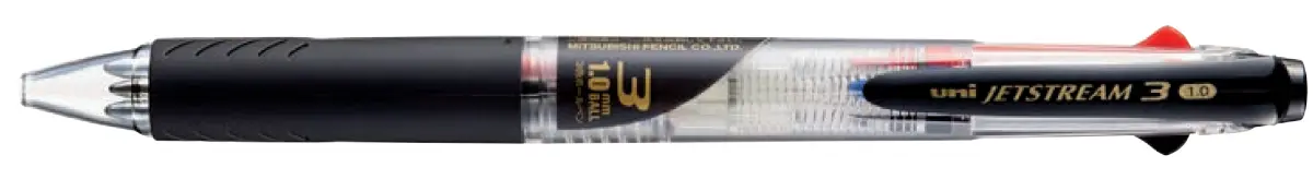 Uni-ball JetStream SXE3-400-10 Bolígrafo 1mm Tinta Resistente al Agua y Luz Negro