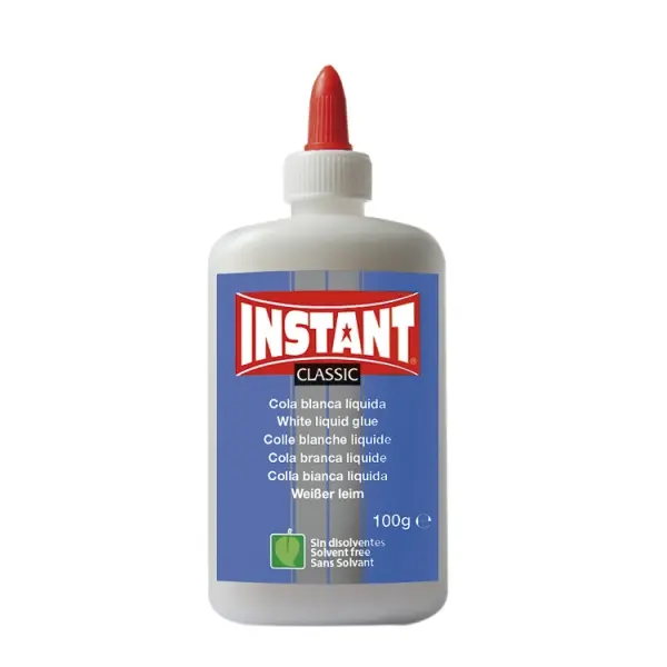 Instant Classic Cola Blanca 100gr - Apto Para Uso Infantil y Doméstico - Sin Disolventes
