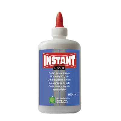 Instant Classic Cola Blanca 100gr - Apto Para Uso Infantil y Doméstico - Sin Disolventes