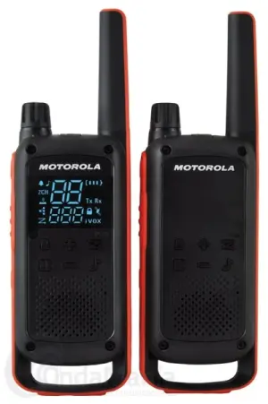 Motorola T82 Walkie Talkie 10Km 16CH Pack Dúo