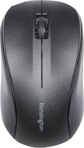 Kensington Valumouse Raton Inalambrico 2,4Ghz - Sensor De 1000Ppp - 3 Botones - Uso Ambidiestro - Clics Silenciosos - Color Negro