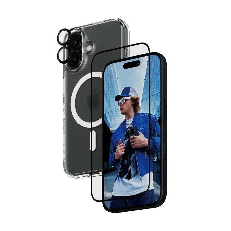 Panzerglass 3-In-1 Bundle Proteccion Iphone 16