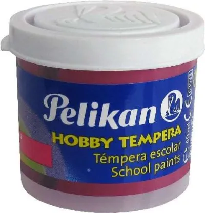 Pelikan Tempera Escolar 40ml - Color Magenta - Ideal Para Actividades Escolares