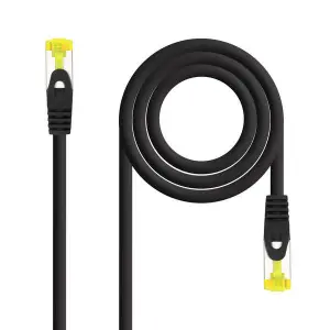 Nanocable Cable de Red RJ45 LSZH Cat.6a S/FTP AWG26 3m Negro