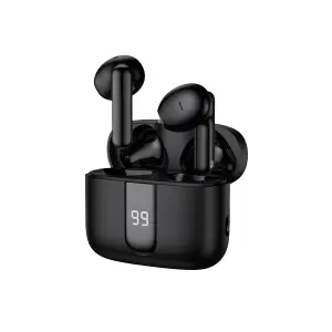 Blackbyte Zenith Pro Auriculares Bluetooth con Cancelación de Ruido ENC/ANC, 15m, Control Táctil, Negro
