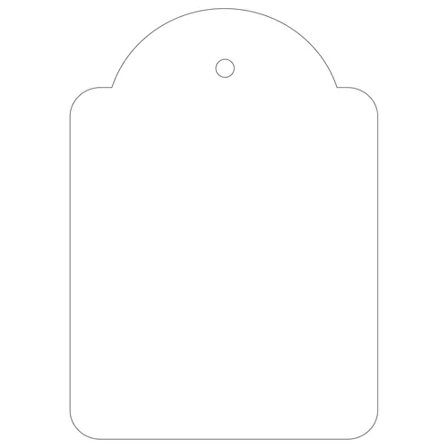 Apli Etiquetas Colgantes Con Hilo 50X70mm Caja 400 Unidades Blancas