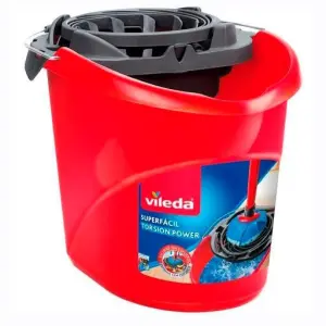 Vileda Cubo De Fregar Escurre Fácil 10L Rojo