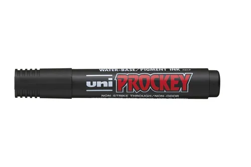 Uni-ball PM-122 Marcador Tinta Pigmentada Punta Bala 1.2-1.8mm Color Negro