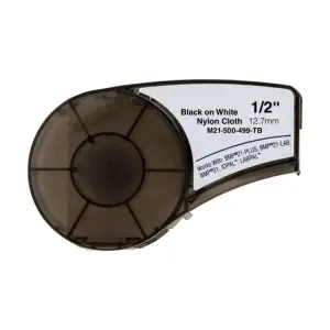 Brady M21-500-499-TB Cinta de Etiquetas Nylon 12.7mm x 4.9m - 500 Etiquetas