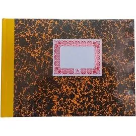 Dohe Cuaderno Cartoné Cuentas Corrientes 100H Cuarto Apaisado 70Gr Marrón