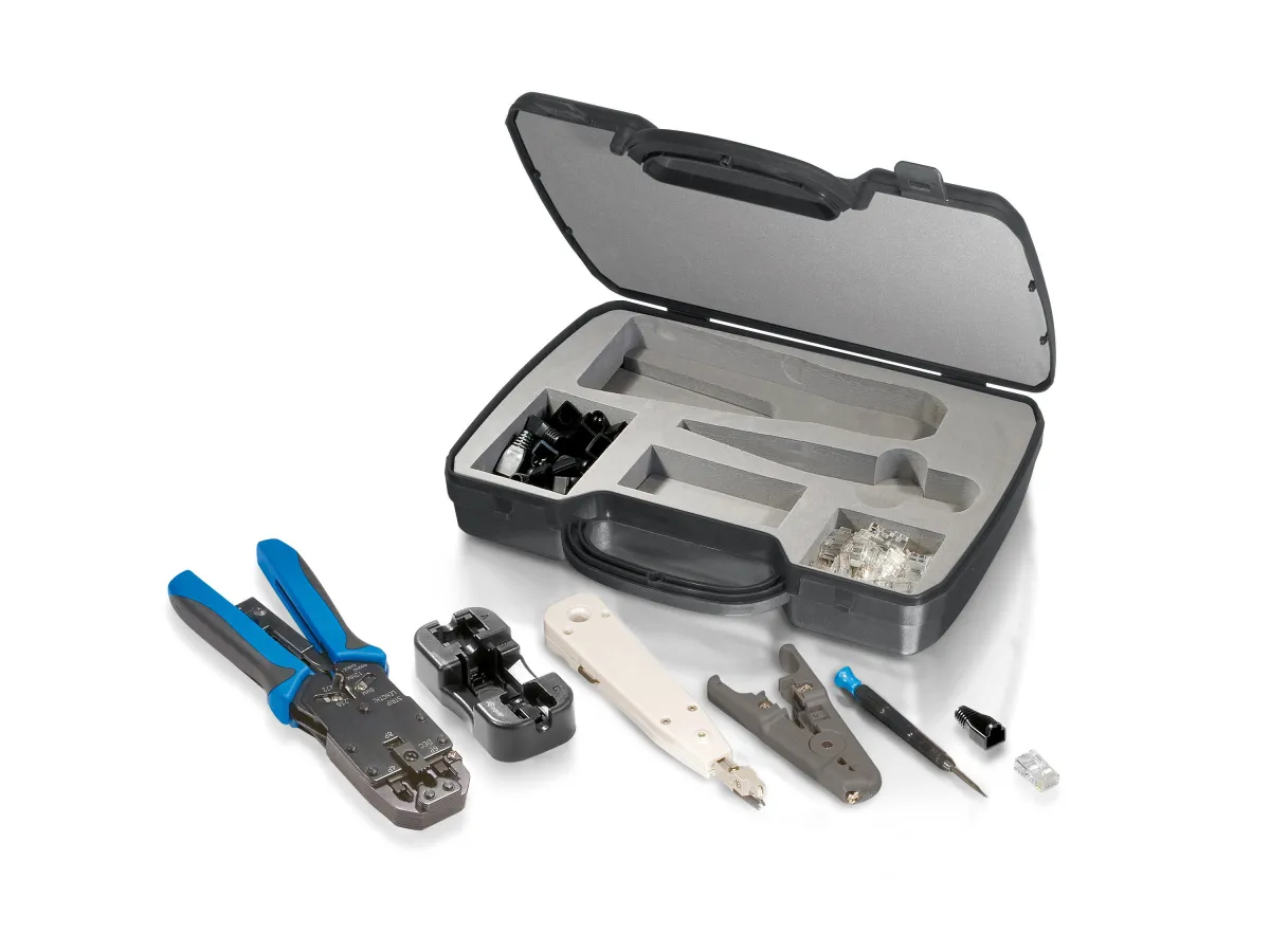 KIT HERRAMIENTAS PROFESIONAL PARA REDES CAT6 EQUIP