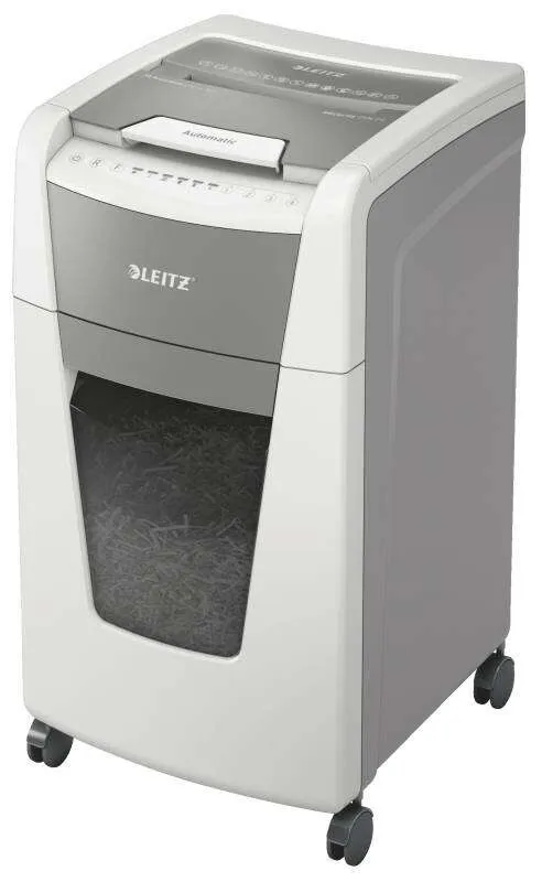 Leitz IQ 300 Autofeed P4 Destructora Automática de Papel P-4, 300 Hojas, 60L, Blanco