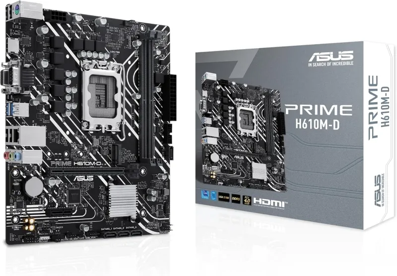 ASUS PRIME H610M-D Placa Base mATX DDR5 Socket 1700
