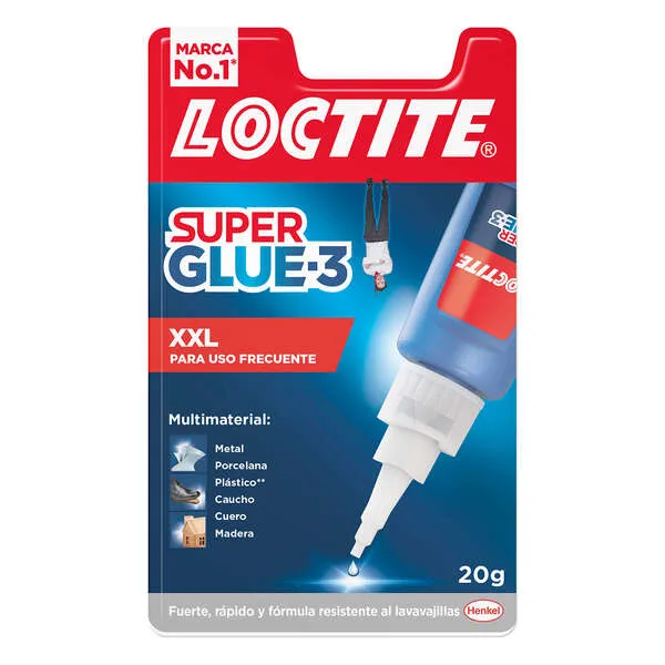 Loctite Super Glue-3 Adhesivo Instantáneo 20gr XXL