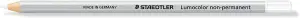 Staedtler Lumocolor 108 Lápiz de Color Hexagonal para Superficies Lisas - Blanco