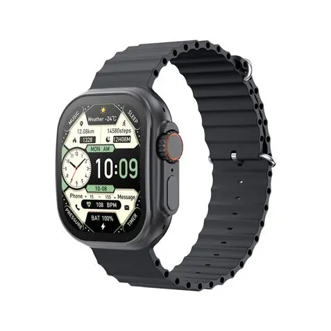 XO M11 Ultra Smartwatch 2,01" Pantalla Cuadrada BT NFC Multideporte Control de Oxígeno Negro