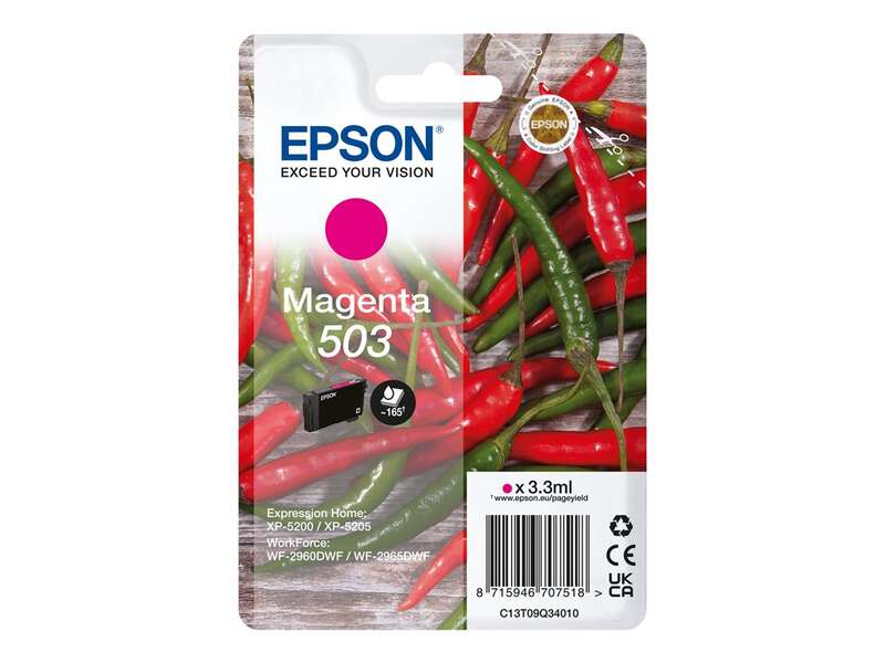 Epson 503 Magenta Cartucho De Tinta Original - C13T09Q34010