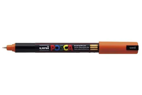Posca Marcador  Pc-1Mr No Permanente Punta Extrafina 0.7Mm Naranja