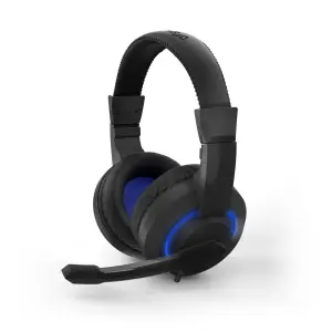 Energy Sistem Halo Auriculares Gaming con Micrófono Plegable y Iluminación LED, Color Negro