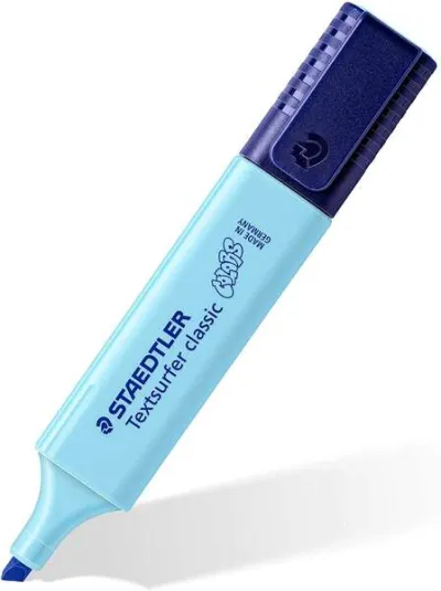 Staedtler Textsurfer Classic 364 Marcador Fluorescente Punta Biselada 1-5mm Azul Cielo