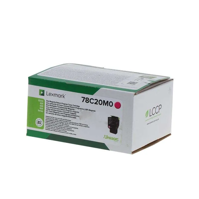 Lexmark Cs421/Cs521/Cs622/Cx421/Cx522/Cx622/Cx625 Magenta Cartucho De Toner Original - 78C20M0