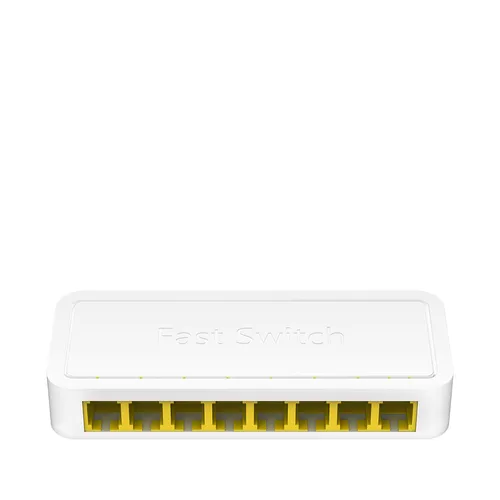 Cudy Fs108D Switch Fast Ethernet (10/100) Blanco - Conexión Rápida