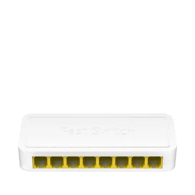 Cudy FS108D Switch Fast Ethernet (10/100) Blanco - Conexión Rápida