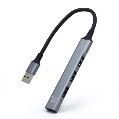 Ewent Hub USB 3.2 con 1 Puerto USB-A y 3 Puertos USB 2.0