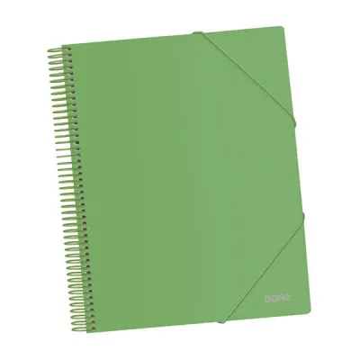Dohe Carpeta A4 con 20 Fundas Transparentes y Tapa de Polipropileno Opaco