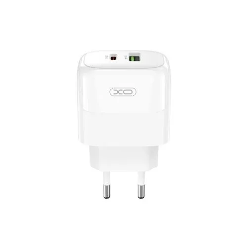 Xo L138 Cargador De Pared 30W - Usb-C Y Usb-A - Color Blanco