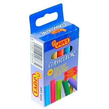 Jovi Tizas Classcolor Antipolvo 80mm Caja 10 Unidades Surtidos