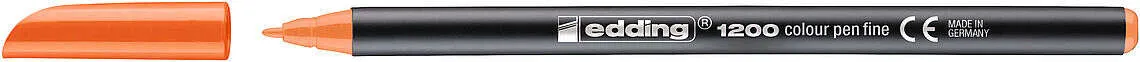 Edding Rotulador 1200 Punta Fina Naranja