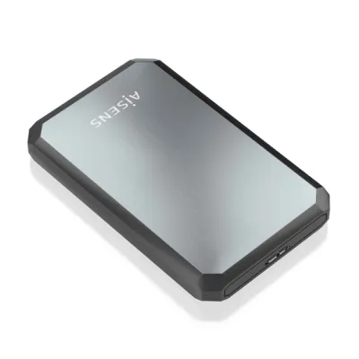 Aisens Caja Externa 2.5" ASE-2529B 9.5mm SATA a USB 3.0/USB 3.1 Gen 1 - Negro/Gris