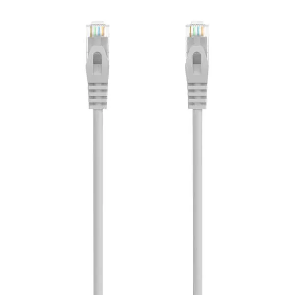 Aisens Cable De Red Latiguillo Rj45 Lszh Cat.6A 500 Mhz Utp Awg24 - 0.3M - Libre De Halogenos - 10 Gigabit/S - Color Gris