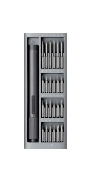 Xiaomi Mi Electric Precision Screwdriver Destornillador Electrico de Precision USB-C - 2 Velocidades - 24 Puntas de Destornillador - Contenedor de Almacenamiento Magnetico