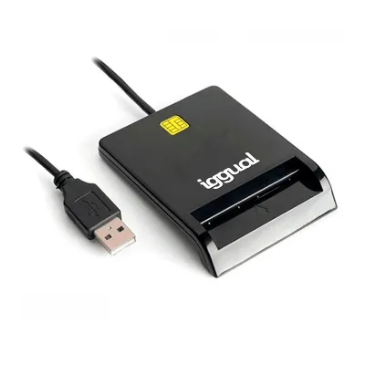 Iggual Lector Dni Sip Tarjetas Id Usb 2.0 Negro