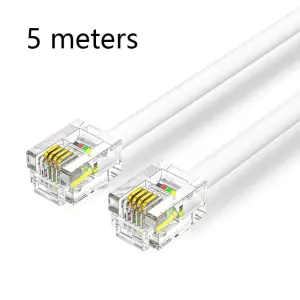 Vention Cable de Telefono RJ11 - 5m - Color Blanco