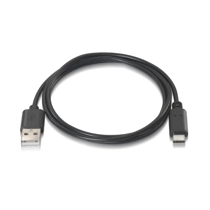 Aisens Cable USB 2.0 Tipo C/M a A/M 3A Negro 1.0M