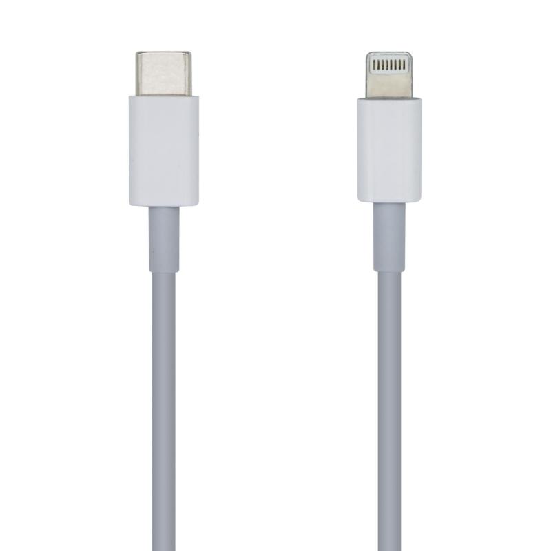 Aisens Cable-Apple -Usb Type C-Lightning-2A, 1M Carga Rápida Blanco