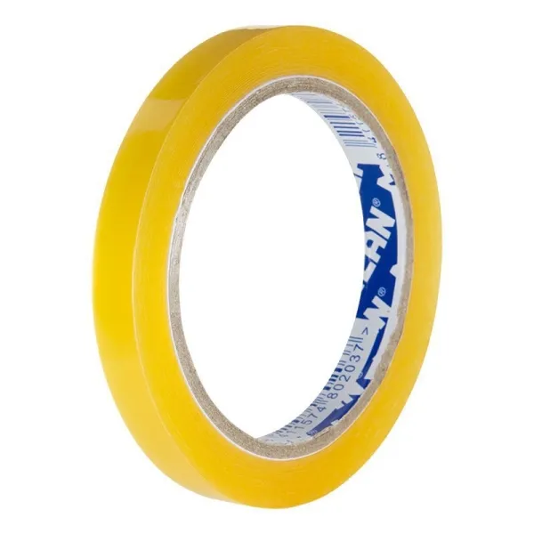 Milan Cinta Adhesiva Transparente 12mm x 66m Color Amarillo
