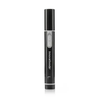 InnovaGoods Cortapelos Inalámbrico para Nariz y Oreja - 15000rpm - Negro y Gris - 1.4x11.3cm
