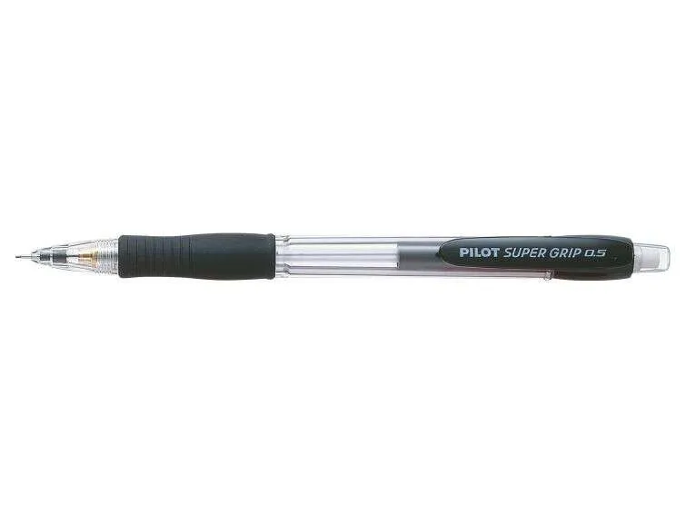 Pilot Portaminas Supergrip H185 - Trazo 0.5Mm - Mina Hb - Cuerpo Negro