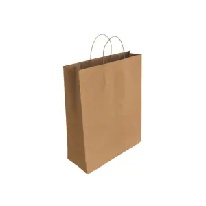 Bismark Bolsa de Papel Kraft 40x14x32cm Color Marrón