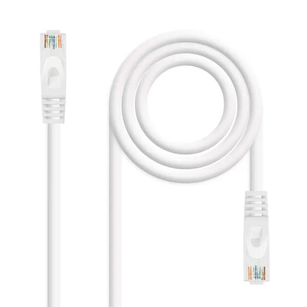 Nanocable Cable De Red Latiguillo Rj45 Lszh Cat.6A Utp Awg24 3M - Color Blanco