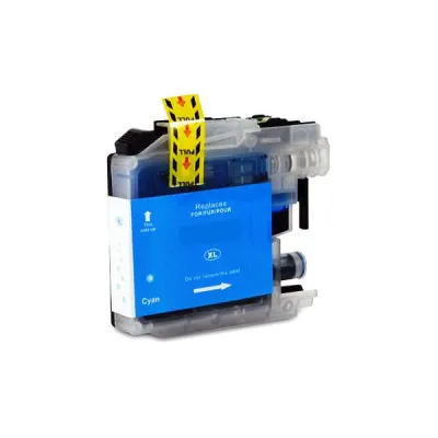 Brother LC225XL Cartucho de Tinta Cian Compatible Reemplazo LC225XLC