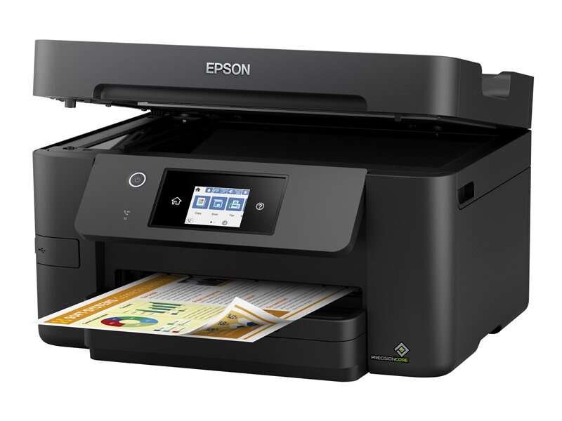 Epson Workforce Pro Wf3820Dwf Impresora Multifuncion Color Fax Wifi Duplex 21Ppm