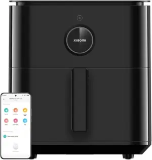 Xiaomi Smart Air Fryer 6.5L, 1800W, Convección 360°, Control Inteligente Mi Home, Negro