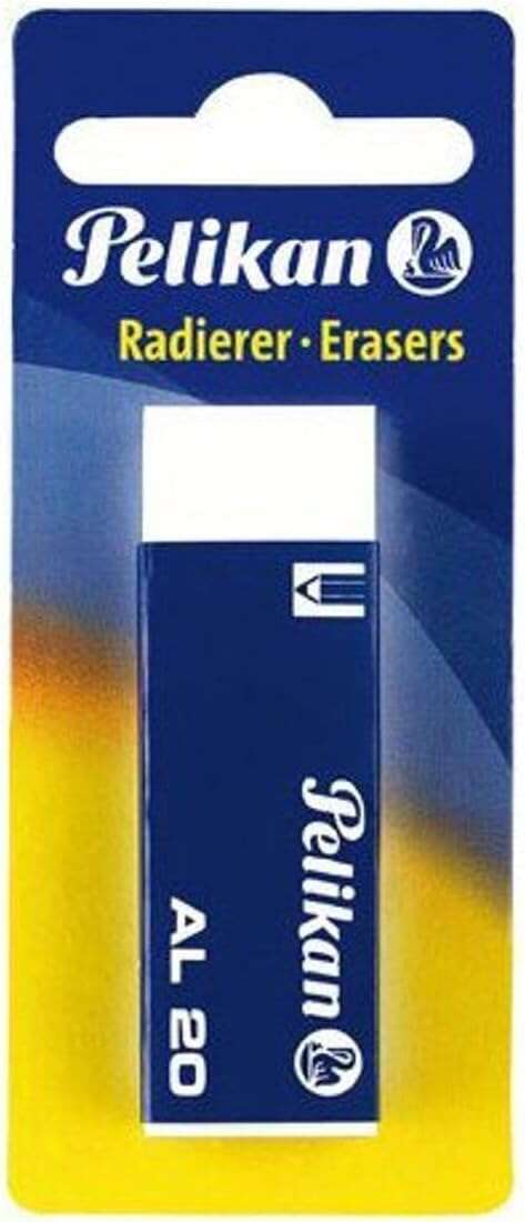 Pelikan Goma De Borrar Al20 Para Lapiz - Apta Para Todas Las Superficies - Sin Latex - Libre De Ftalatos