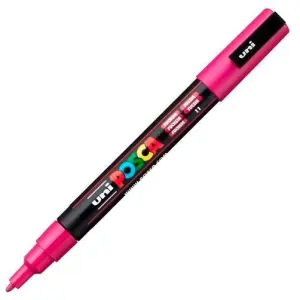 Posca Marcador PC-3M Punta Cónica 0,9 - 1,3 mm Fucsia