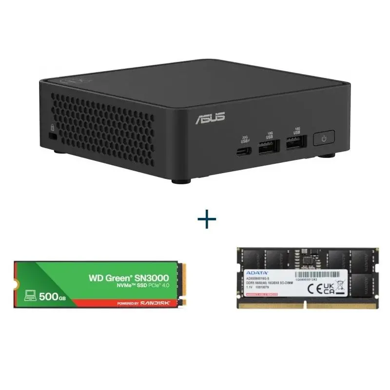 Asus NUC 15 Pro RNUC15CRKU500002 Ultra5, 16GB RAM, 500GB SSD